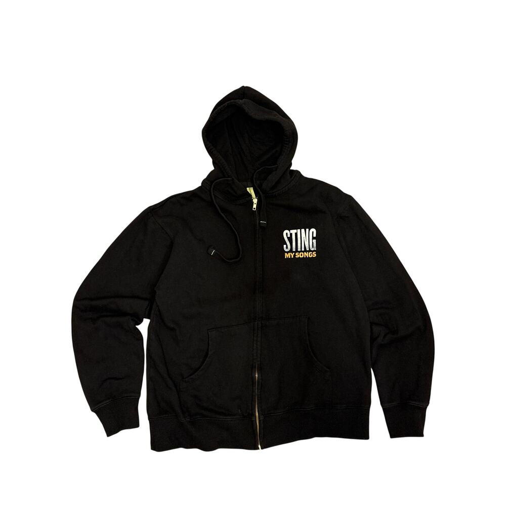 Sting (The Police) - My Songs Tour XL black Unisex adult full zip rock punk